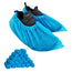 Shoe Covers Blue Economical with Elastic Non-Woven Fabric Disposable 200-count Packing 100prs/ Box