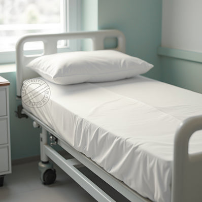 TC-180 FITTED SHEETS Economy New Era Import Fabric White TWIN Healthcare Beds  Thomaston Mills