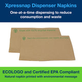 Tork® Universal Xpressnap® Environmental Print Dispenser Napkin