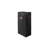 30 Gal Executive Canvas Bag For High Capacity Janitorial Cleaning Carts