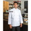 Premium Chef Coat 100% Poly Twill Long Sleeve with Knot Button Closures Color White Sizes XS-XL (Sold as 6's/ Pack)