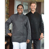 Premium Colored Chef Coat Poly/Cotton Twill Short Sleeve with Sleeve Pocket w/Matching Plastic Button Closure Available sizes XS-XL  (Sold as 6's/ Pack)