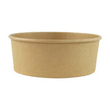 50oz / 1500ml PE Lined 204mm Deli Kraft Paper Container ( Recyclable ) 200 units/ Pack