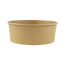 60oz / 1800ml PE Lined 225mm Deli Kraft Paper Container ( Recyclable ) 200 units/ Pack