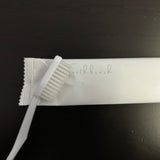 Toothbrush Dental Guest Bathroom Amenity in White Plastic Bags Bulk Economy Packing 200's/ Box