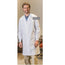 Menâ€™s Premium Lab Coats Knit Cuffs Poly Cotton Snap Closures Fabric twill 5.5oz Poplin 65/35 Poly/Cott design 2 Pockets or No Pockets Color WHITE Available sizes XS-XL (Sold as 6's/ Pack)