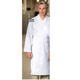 Menâ€™s Wraparound Long Coats 100% Poly Long Sleeve 3 Pockets/ 2 Pockets/ No Pockets color: White size XS-XL