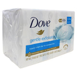 DOVE Bar Soap 4count 100g Gentle Exfolianting
