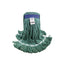Globe Commercial Syn-Pro® Synthetic Narrow Band Wet Green Looped End Mop - 20 Oz color:Green/Orange  12/Pack