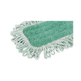 Green Microfiber Dry Pad With Fringe - 18"L color:Green