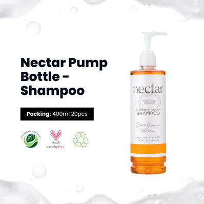 Nectar Pump Bottle - Shampoo 13.5oz, 400ml