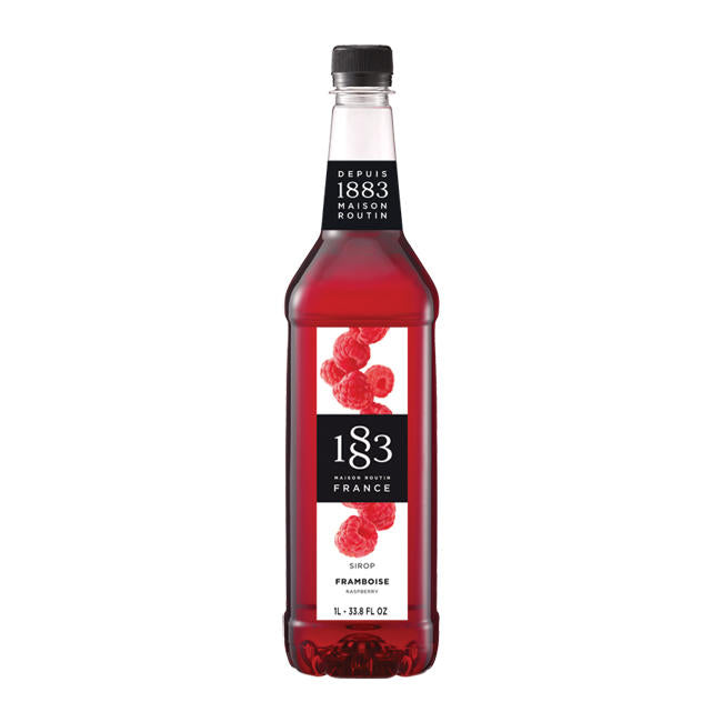 1883 Raspberry Syrup PET cs 6/1 ltr