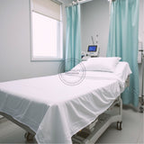 TC-180 FLAT SHEETS Economy "New Era" Import fabric White KING sizes for Healthcare Hospitality Beds  Thomaston Mills