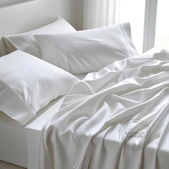 TC-200 FLAT SHEETS Percale Fabric White Queen size Hospitality Beds  Thomaston Mills