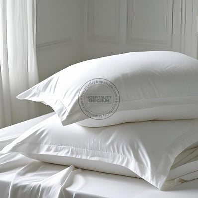 TC-200 PILLOW SHAMS Percale Fabric White (cut size Std/Queen/King Pillows) Thomaston Mills