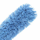 Q-Stat® Electrostatic Blue Tie On Dust Mop Head - 36"L X 5"W color:Blue