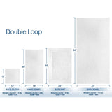MERIT Hand Towel 16"x 32" #4.00Lbs/dz Double Loop Plush Velour 6/Pack