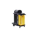 Janitorial Cleaning Cart With Doors And Hood â€“ High Security