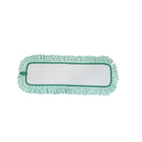 Green Microfiber Dry Pad With Fringe - 18"L color:Green