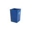 Rubbermaid Untouchable® 35 Gal Square Recycling Blue Packing 1's/ Box
