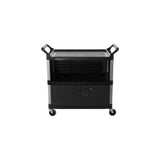 Xtra™ Instrument Cart With Lockable Doors And Sliding Drawer