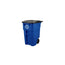 Rubbermaid Recycle Rollout Container 50 Gal Blue Packing 1's/ Box