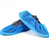Shoe Covers Blue Non-Skid marked with Elastic Non-Woven Fabric Disposable 200-count Packing 100 prs/ Box