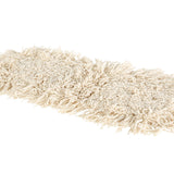 Cotton Tie-On Dust Mop Head - 48"L X 5"W color:White