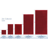 Zen Organic Bath Sheet 35" x 70", 20.50Lbs/dz, 100% Certified Organic Cotton, 1 per Pack LAVA RED