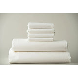T-250 Premium Percale Cotton-Poly FITTED sheet QUEEN 60"x80"x15" Thomaston Mills USA White 3/Pack