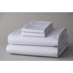 T-250 Striped (1cm Wide) 60%C-40%P Luxury Percale Queen Pillowcase 36"x 21" Thomaston Mills USA 6/Pack