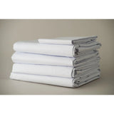 T-300 Preshrunk 100% Combed Cotton Queen FITTED sheet 60"x80"x15" Thomaston Mills USA 3/Pack