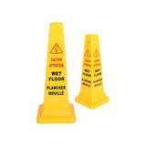 Safety Cone English-French - Small/36"H color:Yellow