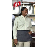 Premium Waist Aprons size 23"W X 12"L Twill Fabric 7.25oz 65/35 Poly/Cotton design 3 pockets / Gangster Style color BLACK