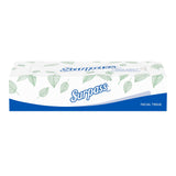 Surpass® Facial Tissue, 2-Ply, Flat Box, White
