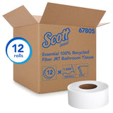 ScottÃ‚Â® Essential Jumbo Roll Toilet Paper 100% Recycled Fiber
