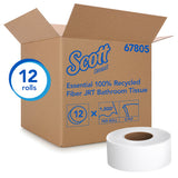 ScottÂ® Essential Jumbo Roll Toilet Paper 100% Recycled Fiber
