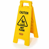 Caution Wet Floor Sign, 2 Sided, 26"