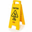 Rubbermaid Caution Wet Floor Sign, 2 Sided, 26
