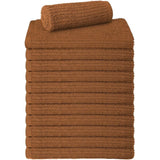 Bar Towels Ribbed Terry 100%Cotton size 16"x 19" #32oz. color: BROWN