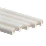 7.75" Paper Straws - White 