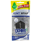 LITTLE TREES Vent Wrap Air Freshener 4 Count Odor Eliminator