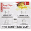 Clip Bag 5 Pieces Plastic Packing 12's/Box