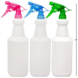 Sprayer Bottle Size 1000ml Color White Trigger-Green/Red/Blue