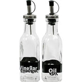 6" Oil/Vinegar Glass Bottle 12Pc Vinegar & 12Pc Oil Dimensions 7.4"x1.9"