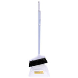 Dust Pan Long Handle & Broom Color White