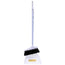 Dust Pan Long Handle & Broom Color White Packing 12's/Box