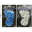 Bath and Shower Appliques 4Pk Color Clear/Blue Packing 12's/Box