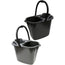 Classic Black Pail Mop with Wringer Color Black/Grey Packing 12's/Box