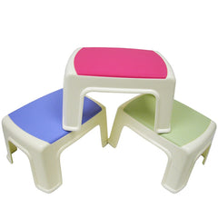 Kitchen Stool Color Pink/Green/Blue Dimensions 11"x8"x6.5"